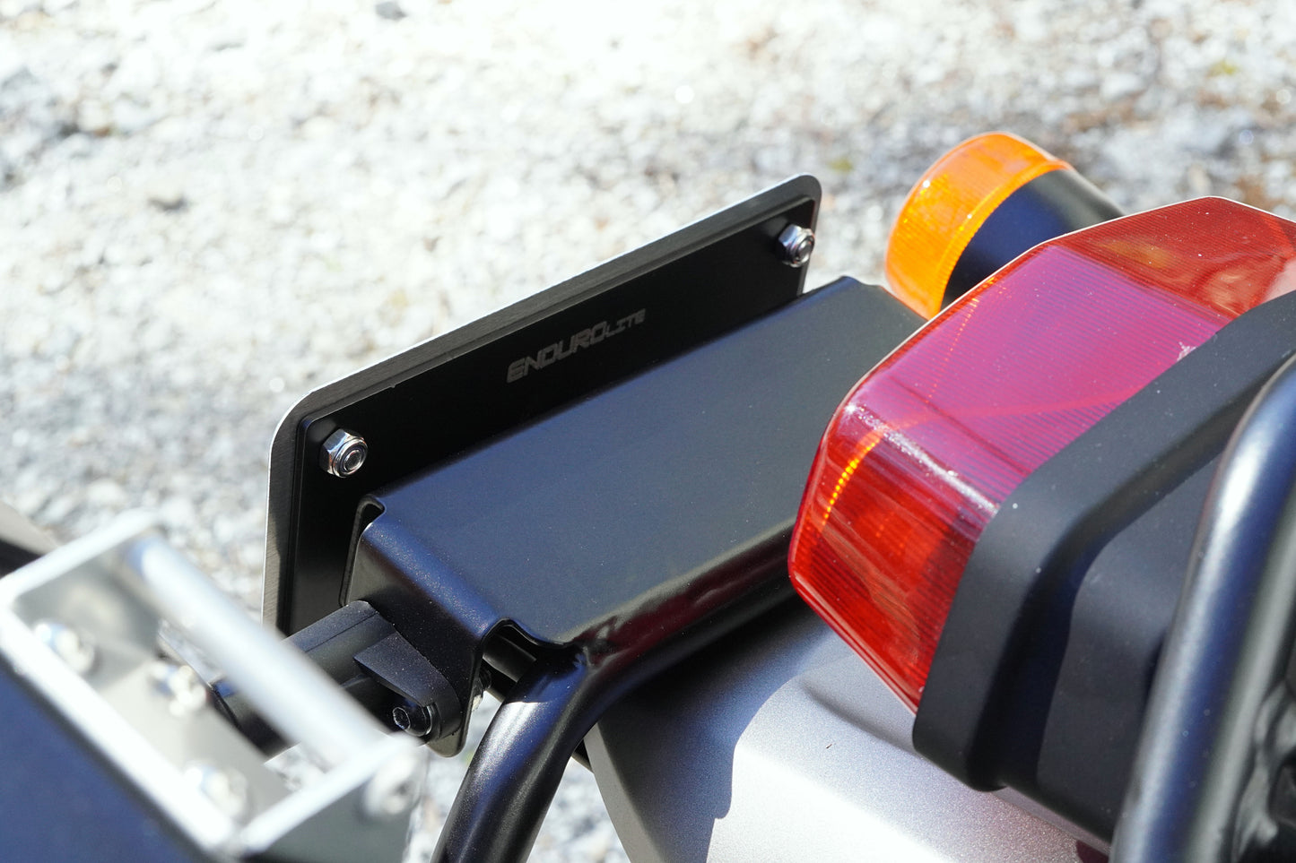 Pannier Plate Bracket - Royal Enfield Scram 411