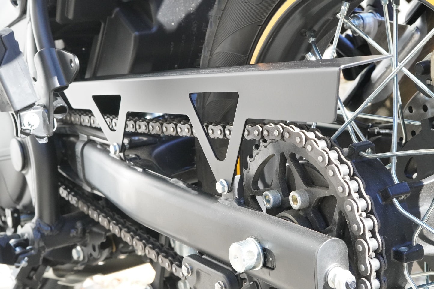 Aluminum Chain Guard - Royal Enfield Scram + Himalayan 411