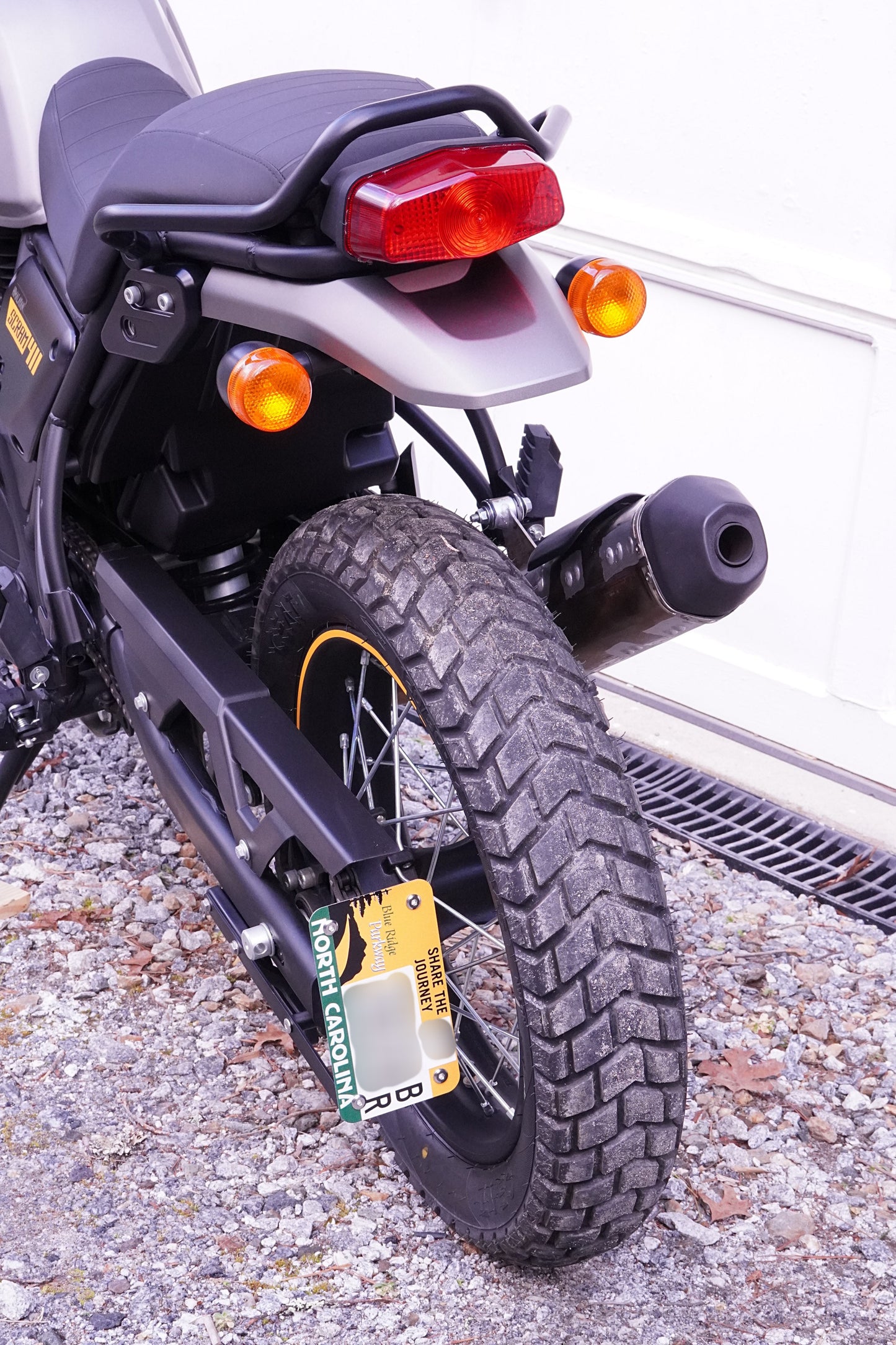 Rear Turn Signal Relocation Bracket - Royal Enfield Scram 411