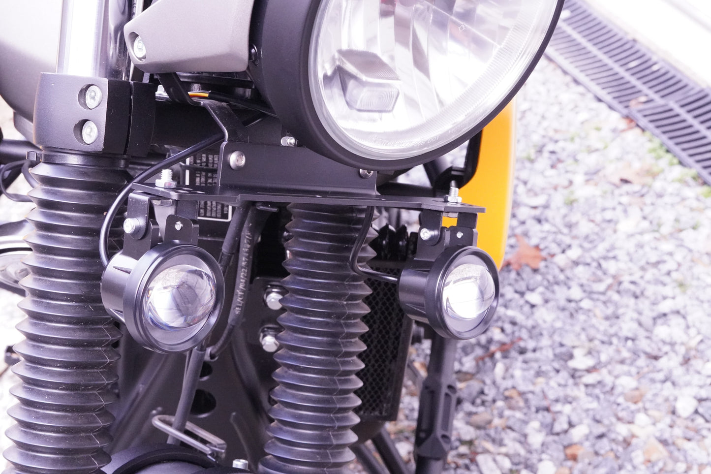 Fog Light Mount - Royal Enfield Scram 411