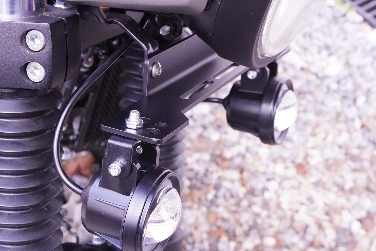 Fog Light Mount - Royal Enfield Scram 411