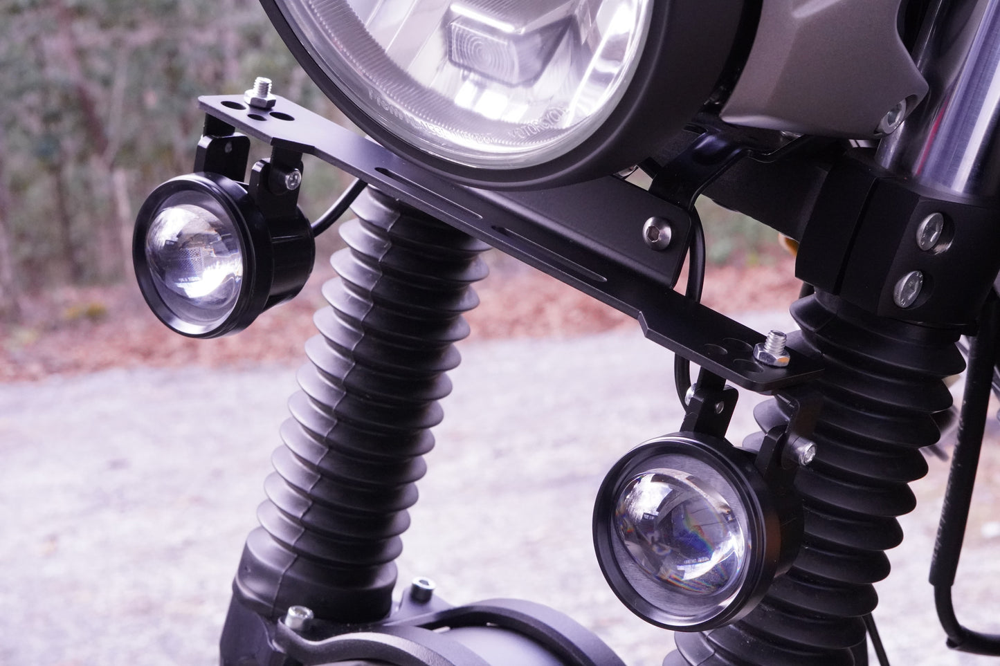 Fog Light Mount - Royal Enfield Scram 411