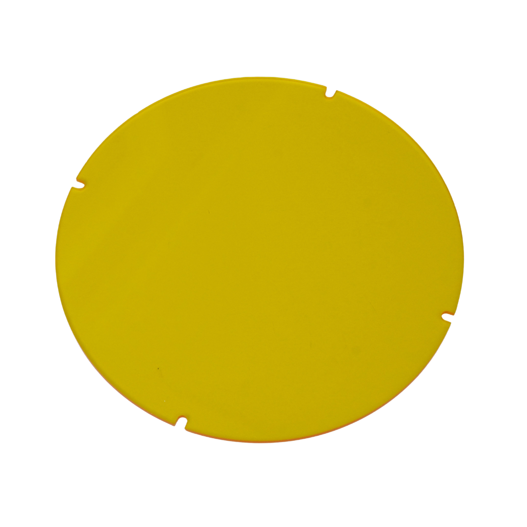 Replacement Lens For Lexan Headlight Guard - Yellow - Royal Enfield Guerrilla & Himalayan 450