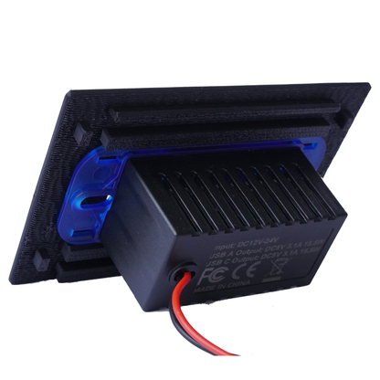 Rear Ash Tray USB Conversion - Isuzu Trooper (1st Gen, 1981-1991)