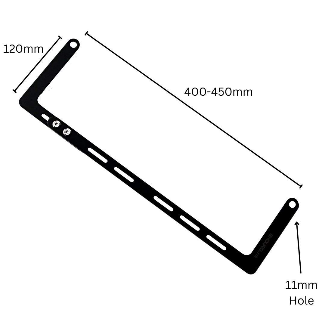 Universal Fire Extinguisher Bracket - Seat Rail Mounted