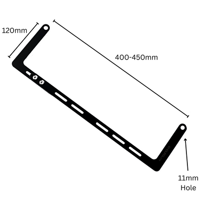 Universal Fire Extinguisher Bracket - Seat Rail Mounted