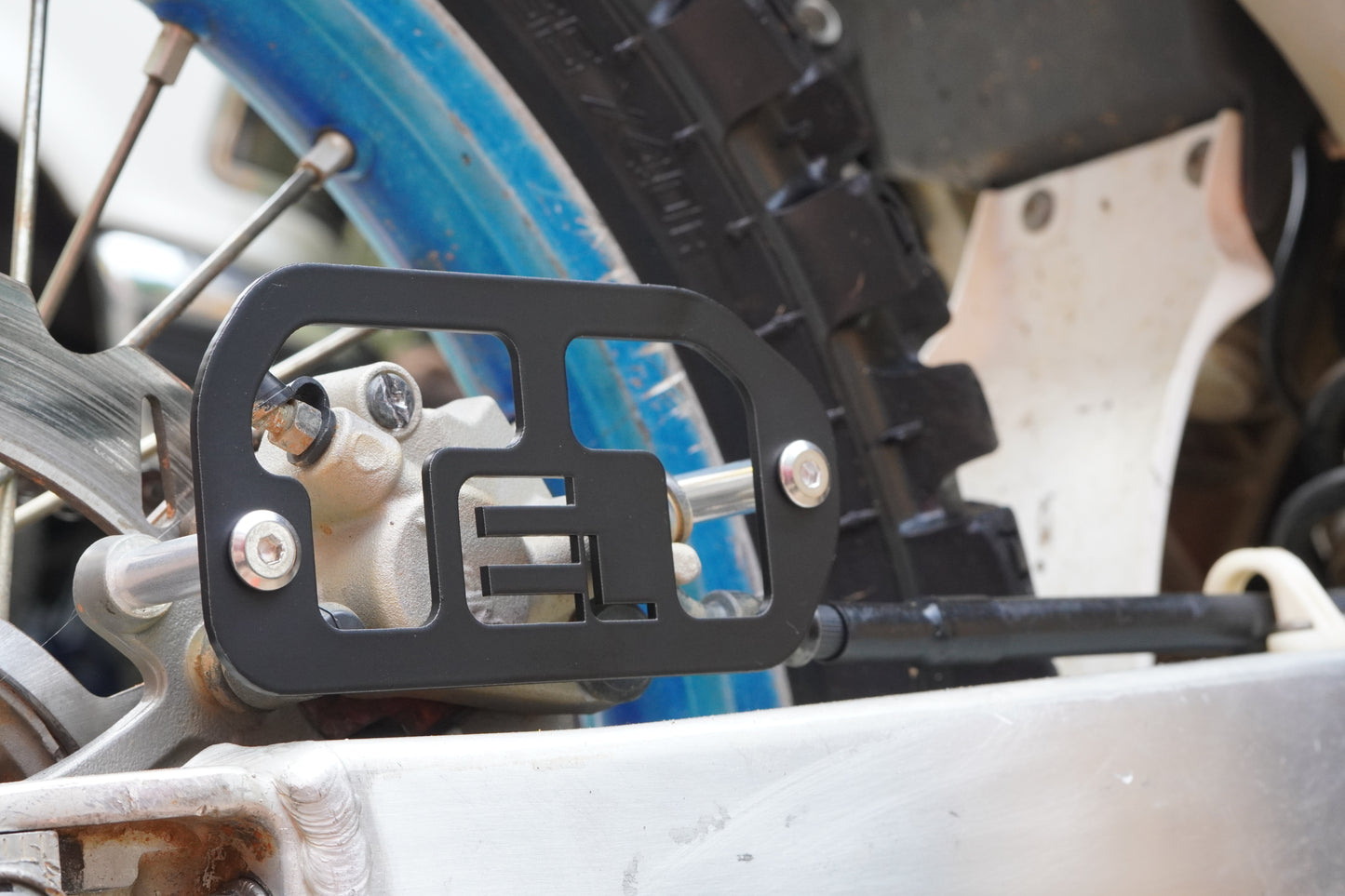 Rear Brake Caliper Guard - Yamaha YZ125, YZ250, YZ450, WR250, WR450