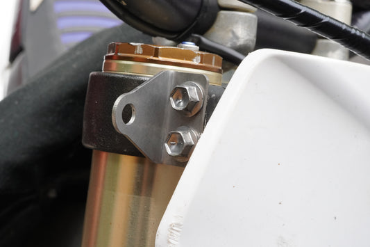 Triple Tree Clamp Light Mounting Brackets - Yamaha YZ250, YZ250F, YZ450, YZ450F