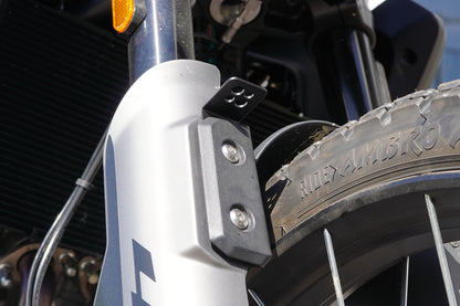 Fork Light Mounting Brackets - Moto Morini Vettore 450