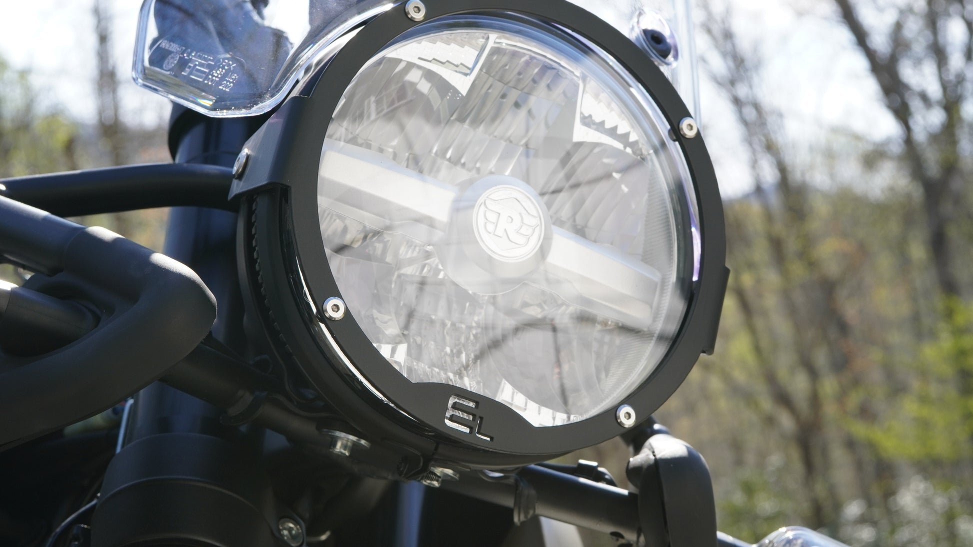 Lexan Clear Headlight Guard - Royal Enfield Guerrilla & Himalayan 450