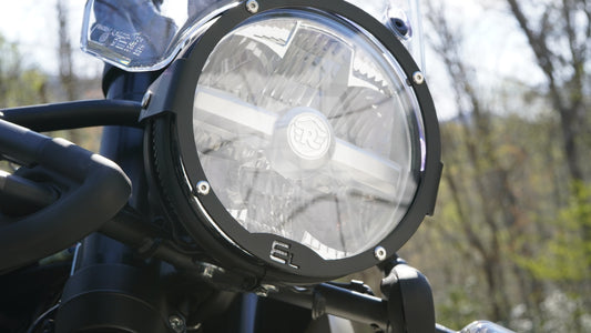 Lexan Clear Headlight Guard - Royal Enfield Guerrilla & Himalayan 450