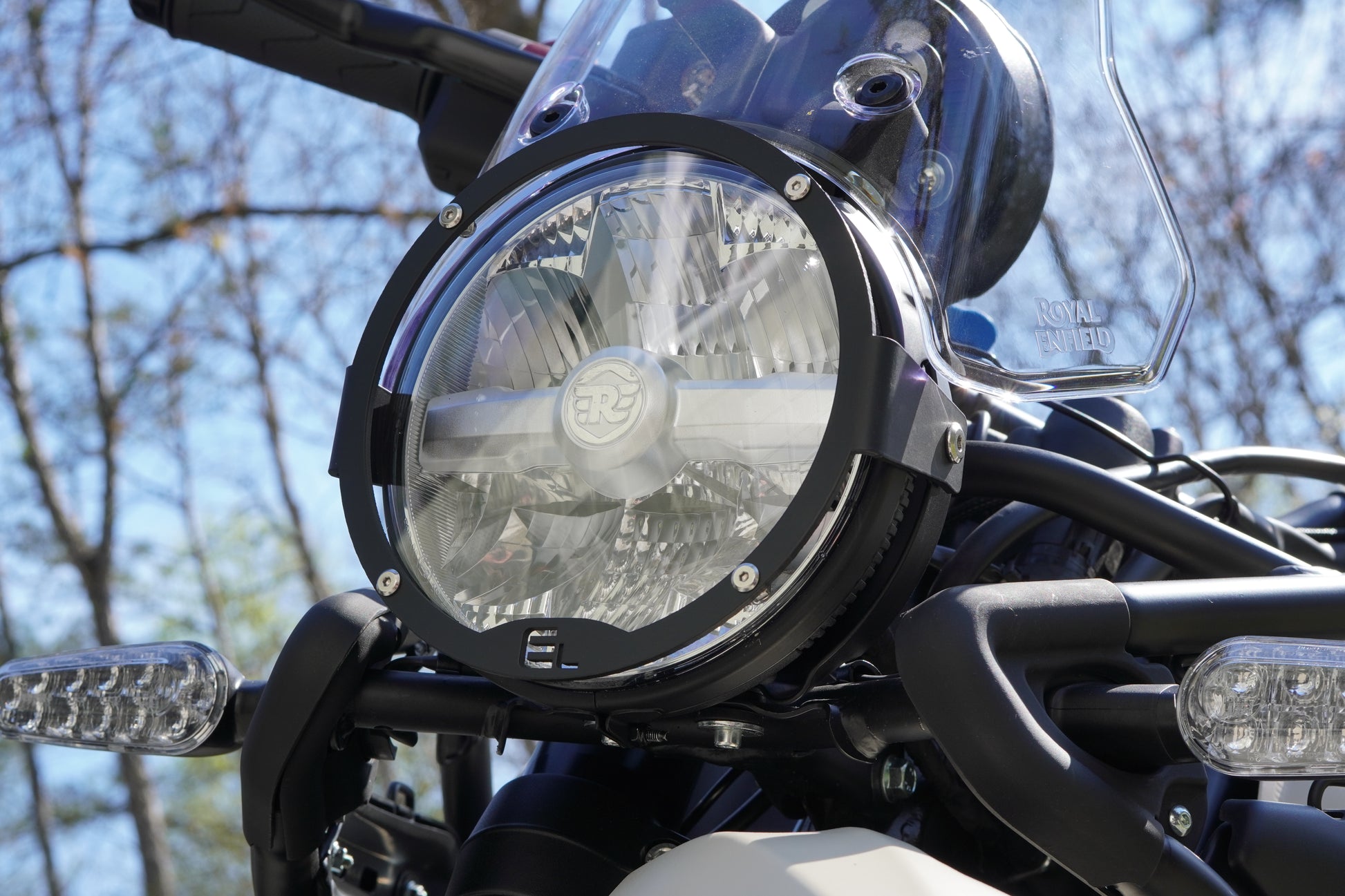 Lexan Clear Headlight Guard - Royal Enfield Guerrilla & Himalayan 450