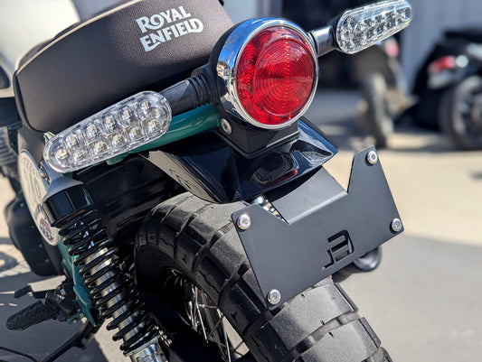 Rear Fender Tidy Tail License Plate Bracket - Royal Enfield Bear 650